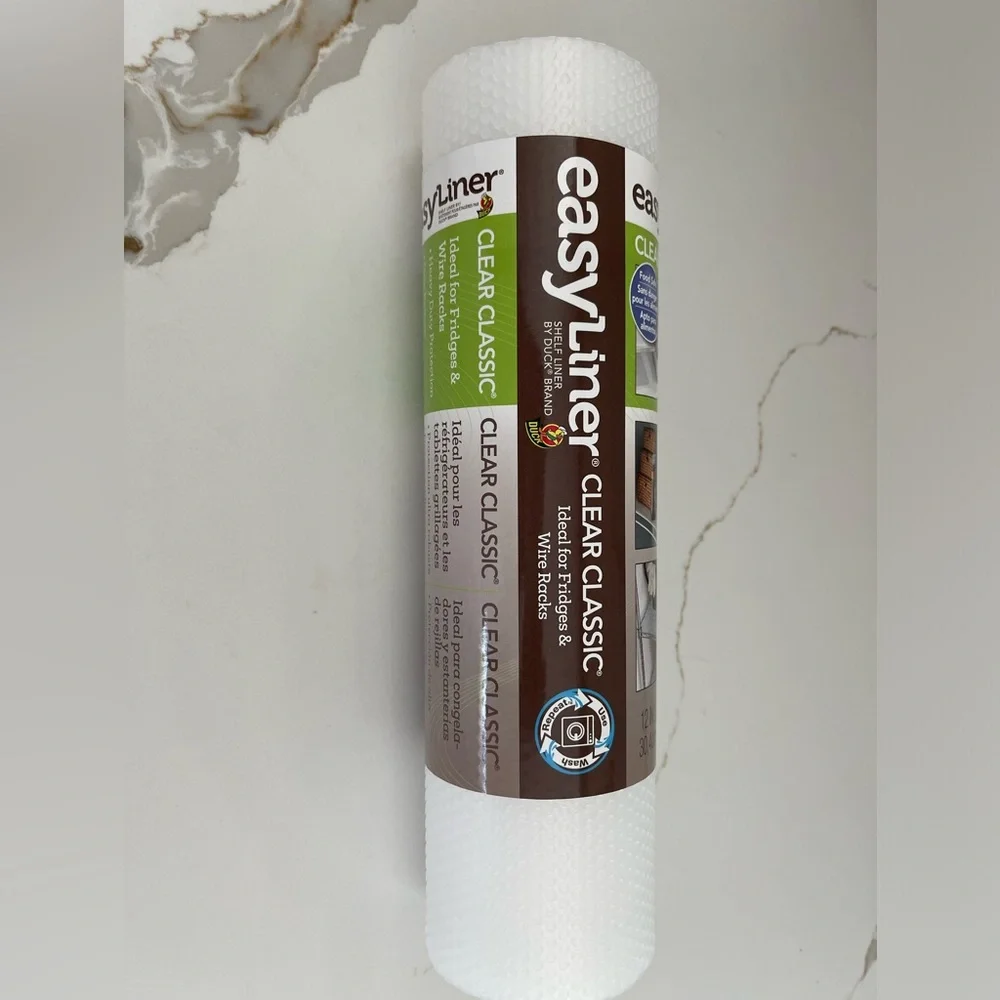 NWT Clear Classic® EasyLiner® Brand Shelf Liner - Clear, 12 in. x 20 ft.